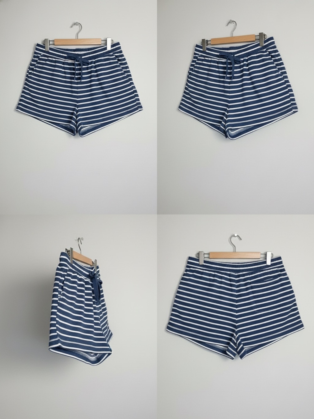 Women’s Banana Republic Blue & White Striped Lounge Shorts Size  Large